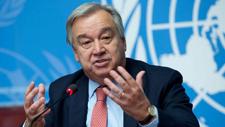 Sekjen PBB asal Portugal, Antonio Guterres. - INDOSPORT