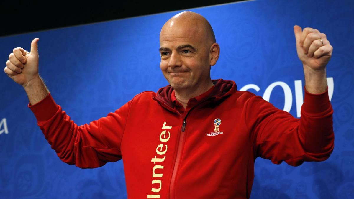 Presiden FIFA Gianni Infantino. - INDOSPORT
