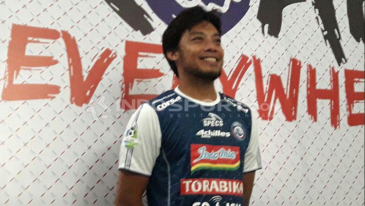 Hamka Hamzah kembali berseragam Arema FC.