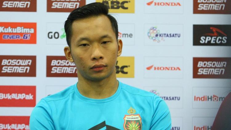 Awan Setho Raharjo, kiper Timnas Indonesia dan Bhayangkara FC.