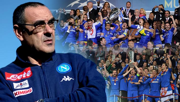 Maurizio Sarri pandang Chelsea saat juara Liga Europa dan Liga Chmapions. - INDOSPORT