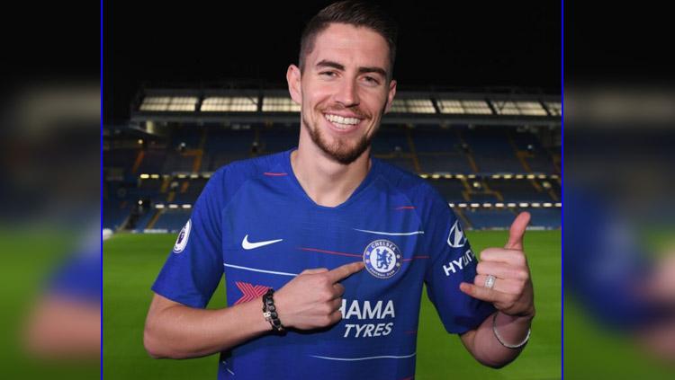 Jorginho, rekrutan pertama Chelsea di musim 2018/19. Copyright: INDOSPORT