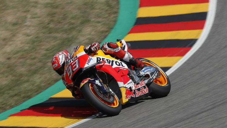 Marc Marquez mengaku dirinya bukan menjadi favorit di seri balapan MotoGP Jerman yang berlangsung di sirkuit Schsenring, Minggu (20/06/21) besok.