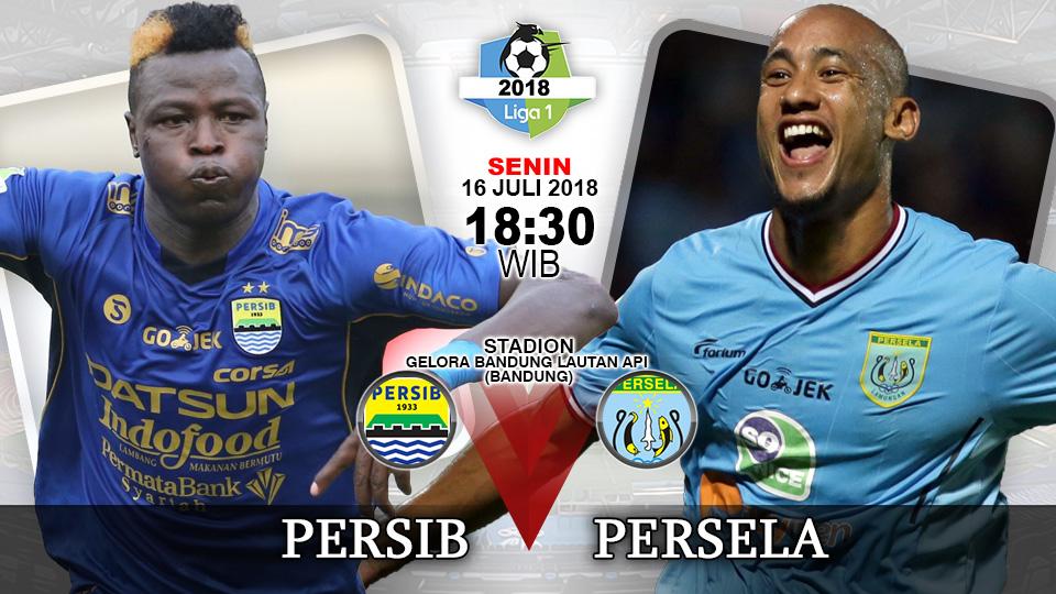 Persib Bandung vs Persela Lamongan. - INDOSPORT