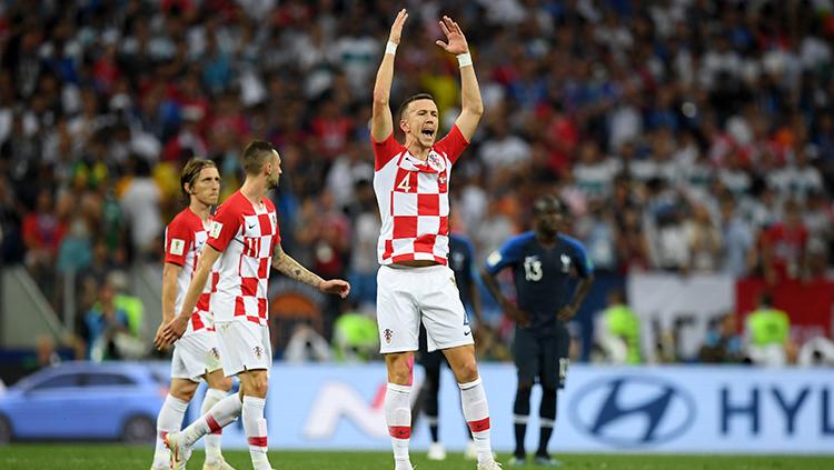 Ivan Perisic saat tampil di laga final Final Piala Dunia 2018 Prancis vs Kroasia. - INDOSPORT