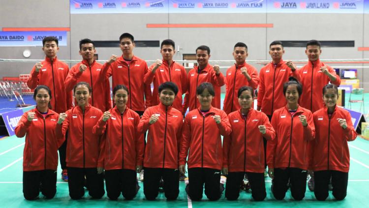 Tim Indonesia di Asia Junior Championships 2018.