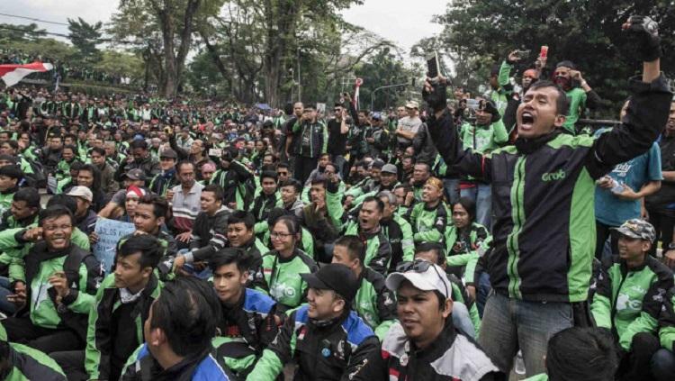 Jutaan pengemudi Ojek Online dikabarkan akan melakukan demonstrasi di hari pembukaan Asian Games 20