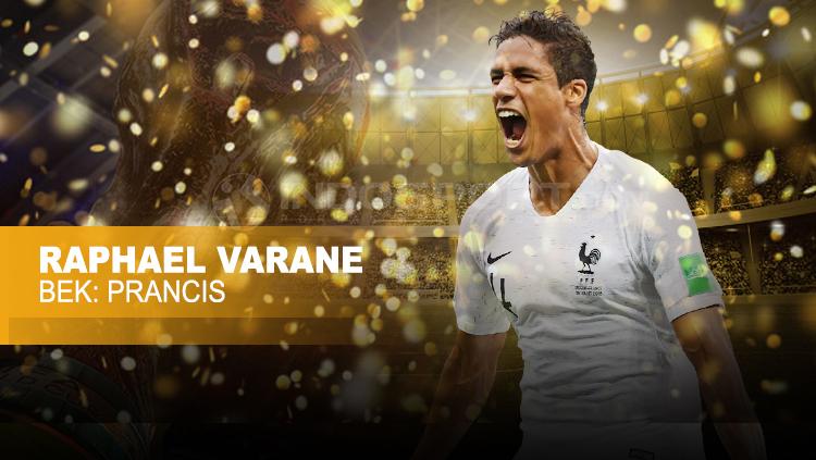 Bek Timnas Prancis, Raphael Varane. Copyright: INDOSPORT