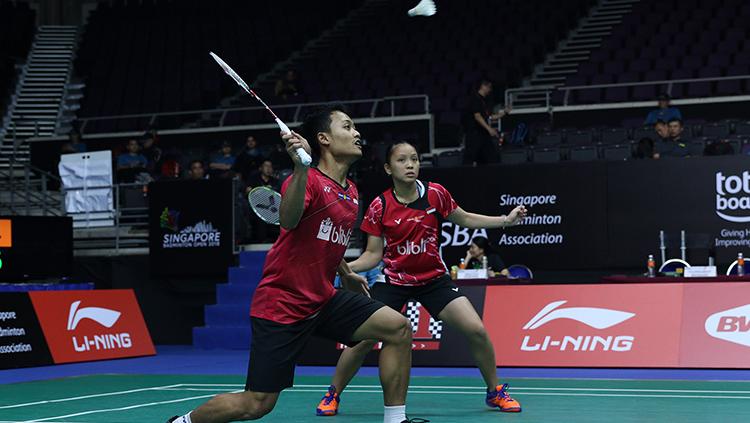 Akbar Bintang Cahyono/Marsheilla Gischa Islami masih belum bisa memperbaiki rekor mereka di ajang Swiss Open 2023 usai gugur di babak 32 besar.