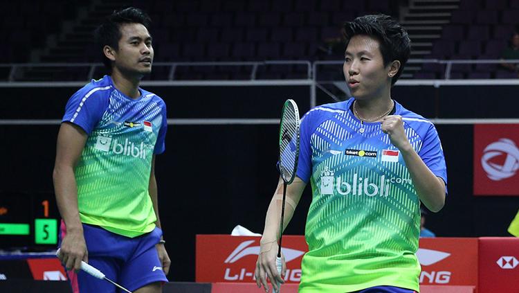 Pasangan ganda campuran Indonesia, Tontowi Ahmad/ Liliyana Natsir berhasil melangkah ke semifinal. - INDOSPORT