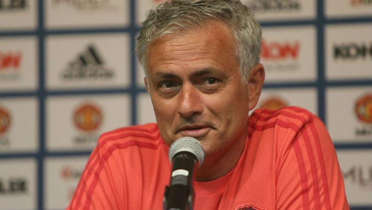 Pelatih Manchester United, Jose Mourinho. Copyright: INDOSPORT