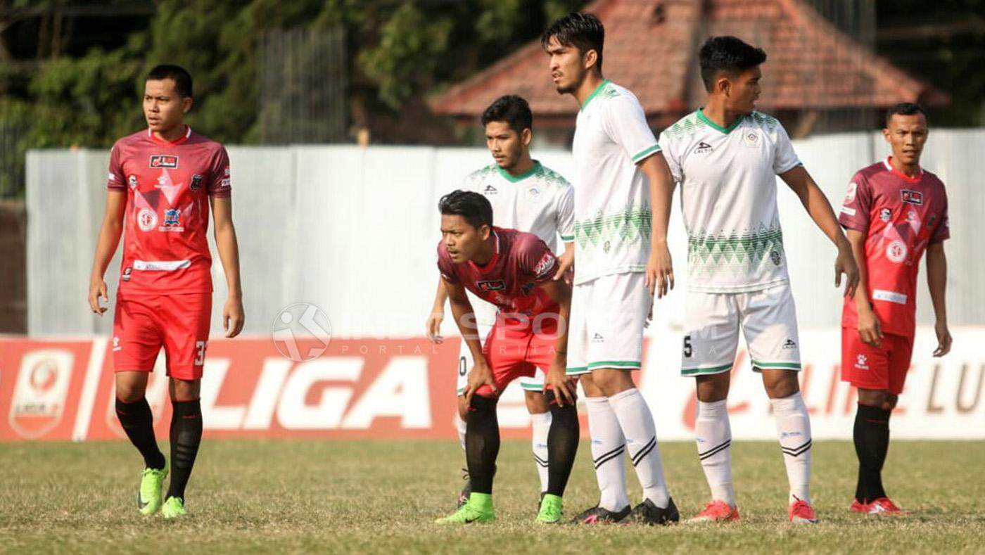 Tim Persiwa Wamena saat menghadapi Persigo Semeru FC. - INDOSPORT