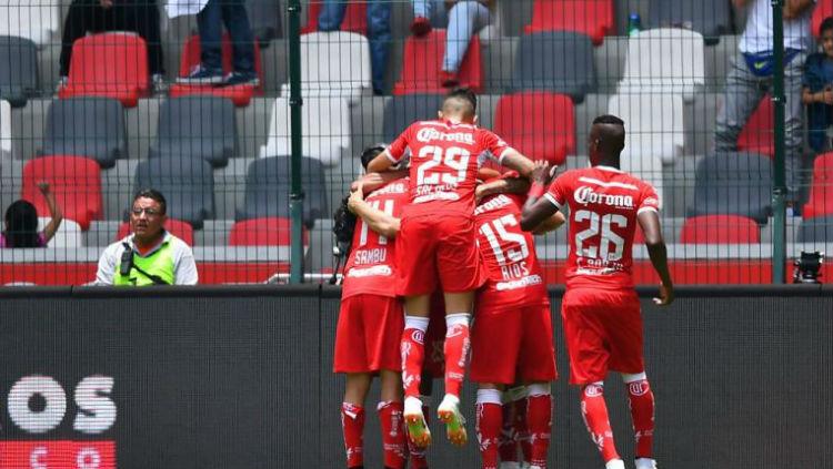 Pertandingan Toluca vs Monarcas Morelia.