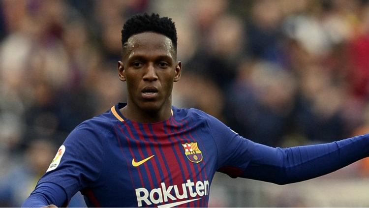 Yerry Mina bek Barcelona Copyright: Goal.com