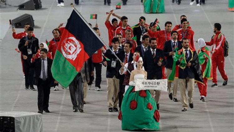 Kontingen Afganistan saat Asian Games 2014 Incheon