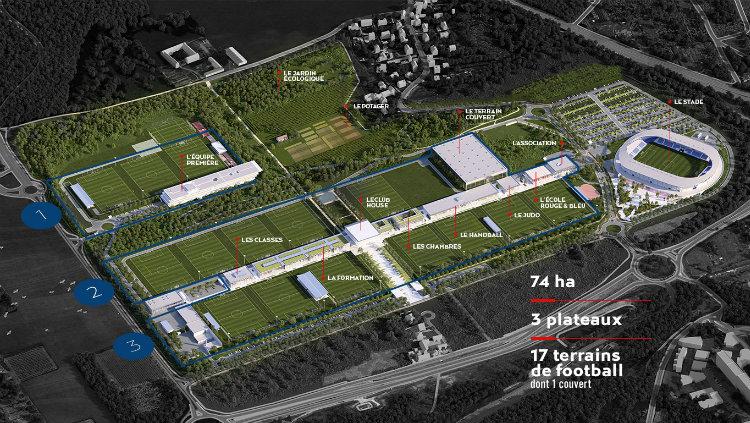 Desain landscape markas latihan PSG Copyright: sportbible