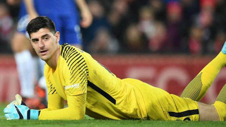 Thibaut Courtois kiper Chelsea.