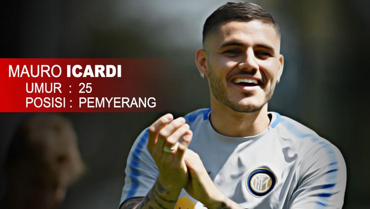 Inter Milan (Mauro Icardi) Copyright: Indosport.com