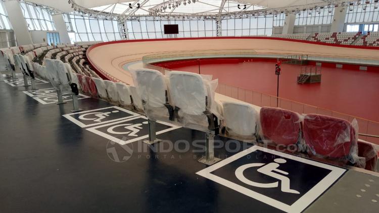 Velodrome Rawamangun siap digunakan pada Asian Games 2018.