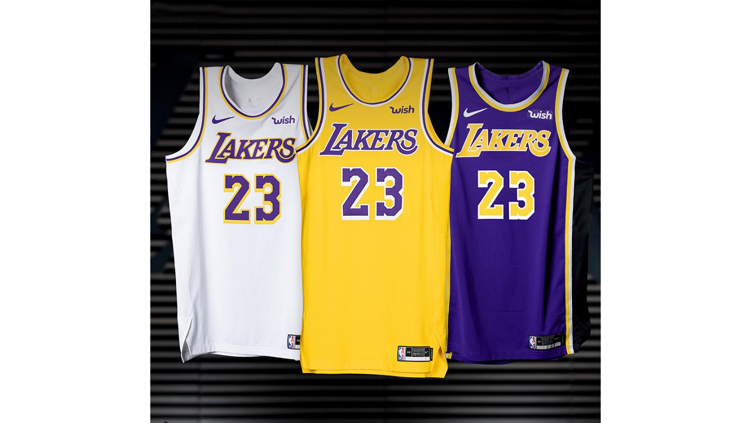 Jersey Los Angeles Lakers Copyright: Instagram@lakers