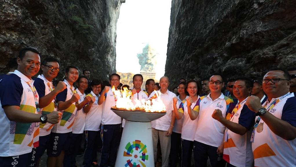 Kirap Obor Asian Mages 2018 di Bali Copyright: Asian Games 2018