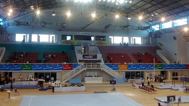 Ranau Sport Hall menjadi salah satu tempat dalam pagelaran Asian Games 2018. Copyright: jakabaringsportcity.id