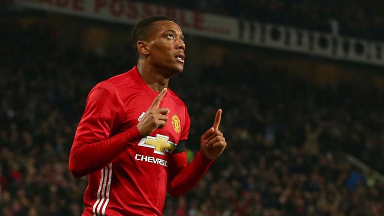 Anthony Martial penyerang Manchester United Copyright: INDOSPORT