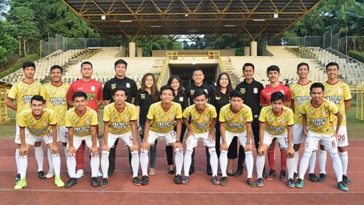 kontingen Futsal Putra dan Putri UI pada ajang the 13th UiTM International Sports Fiesta, Shah Alam, Selangor, Malaysia. - INDOSPORT