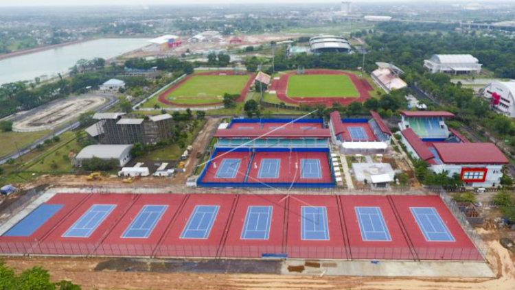 Lapangan Tenis Bukit Asam Copyright: Antara