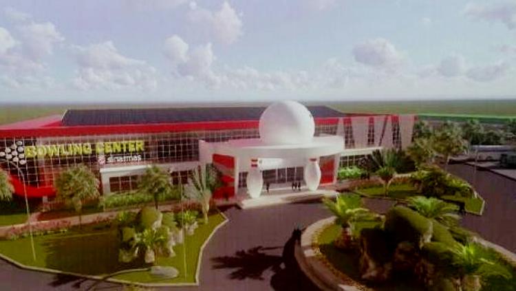 Tampilan depan Jakabaring Bowling Center.