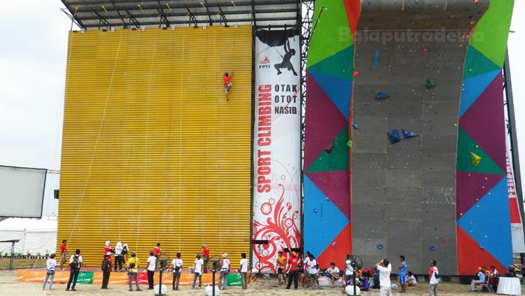 Ilustrasi arena Panjat Tebing Jakabaring.