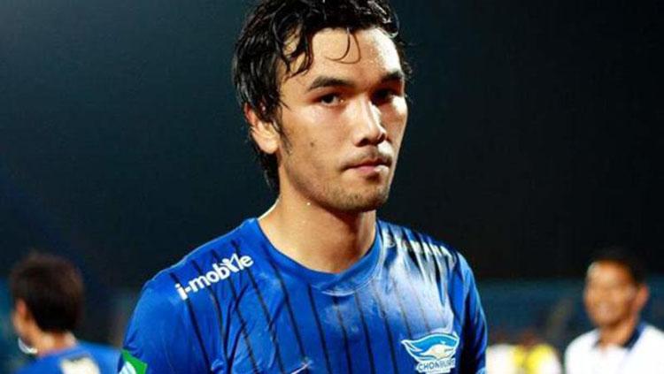 Kiatprawut Saiwaeo, salah satu dari pemain Thailand yang direkrut Man City pada 2007 Copyright: Wikipedia