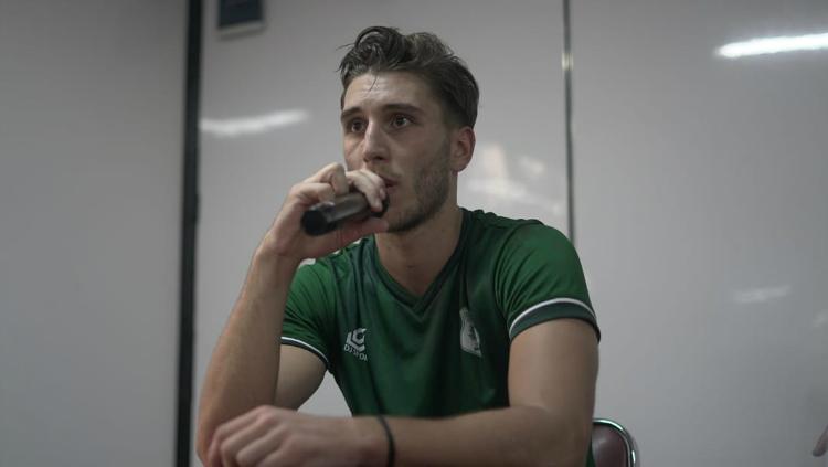 Alexandros Tanidis mengingat kembali momennya ketika berkarier memperkuat PSMS Medan di Liga 1 2018.
