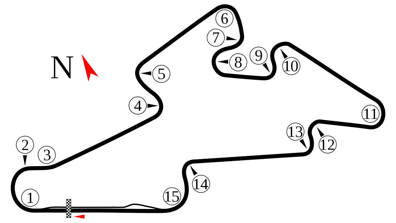 Ceské Republiky Brno Circuit MotoGp. Copyright: wikipedia.org