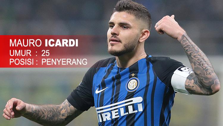 Inter Milan (Mauro Icardi) Copyright: Indosport.com
