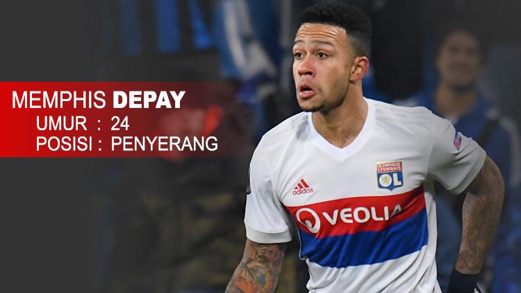 Lyon (Memphis Depay) Copyright: Indosport.com