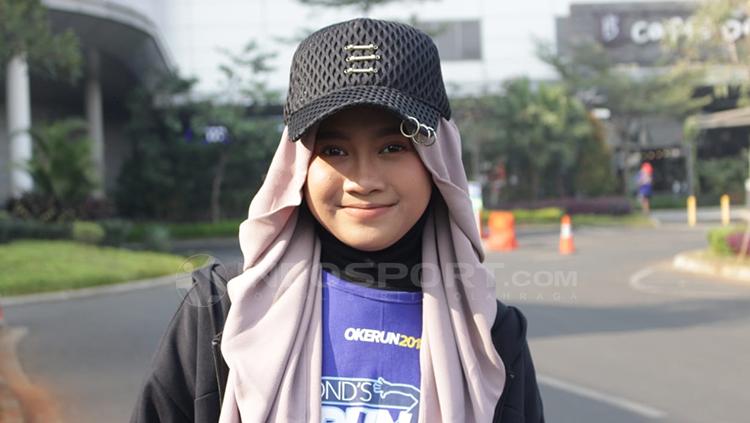 Ayu Putrisundari siap untuk ikut dalam acara Run wit Indonesia Idol 2018.