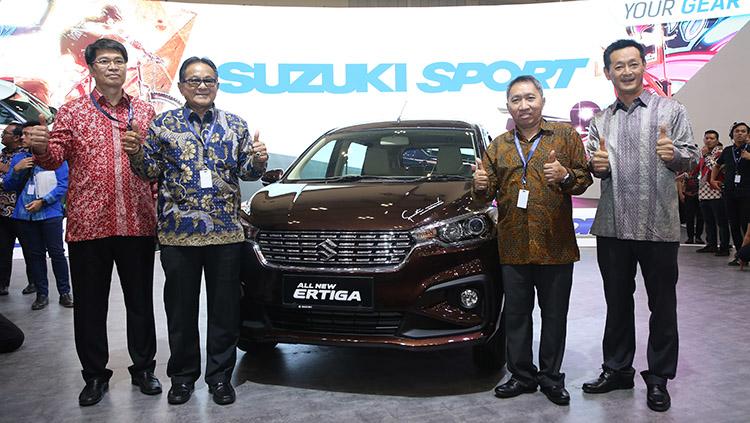 Stand Suzuki di GIIAS 2018. - INDOSPORT