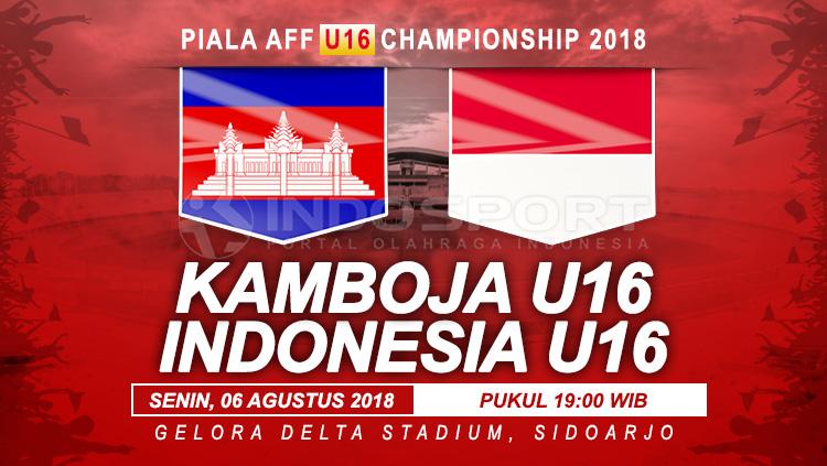 Kamboja vs Indonesia U16