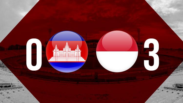 Indosport - Babak pertama Kamboja vs Indonesia U16.