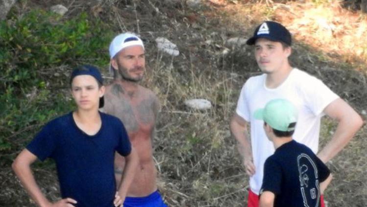 David Beckham saat mengunjungi Indonesia.