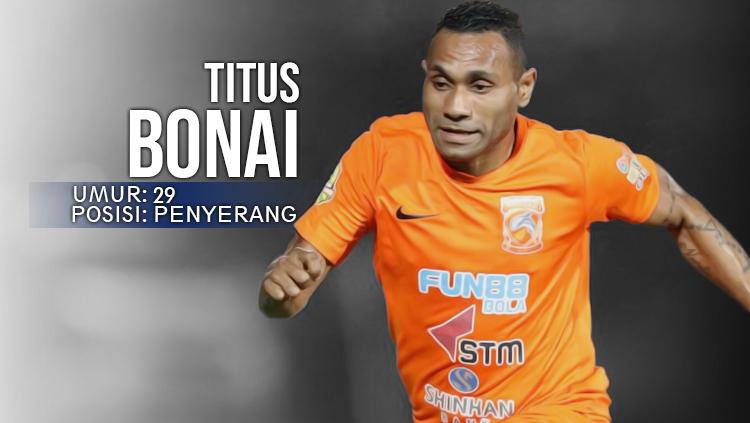 Arema FC vs Borneo FC Titus Bonai. Copyright: INDOSPORT