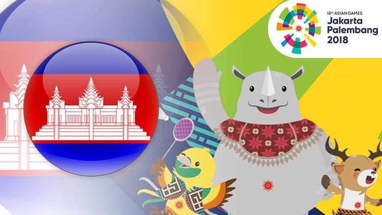 Kamboja Asian Games 2018. - INDOSPORT