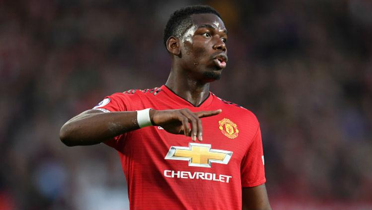 Gelandang Manchester United, Paul Pogba. Copyright: INDOSPORT