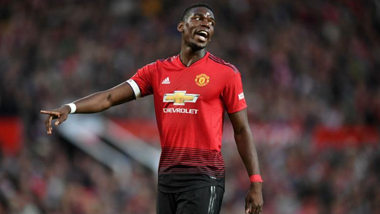 Gelandang Manchester United, Paul Pogba.