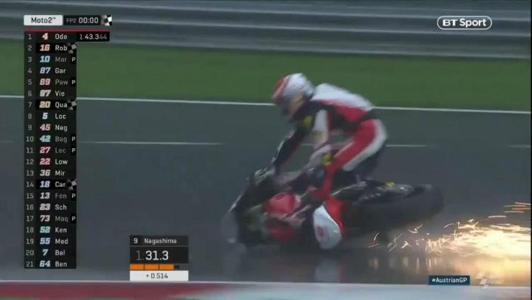 Pembalap Moto 2 asal Jepang, Tetsuta Nagashima . - INDOSPORT