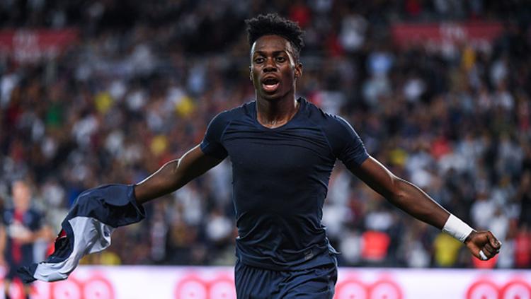 Timothy Weah saat melakukan selebrasi Copyright: getty images