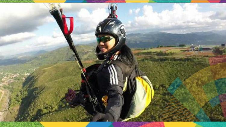 Atlet paralayang Singapura Jessica Goh yang akan memulai debutnya di Asian Games 2018 Jakarta dan Palembang.