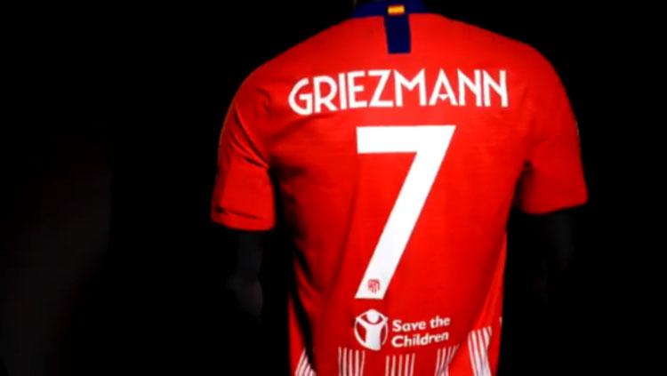 Jersey Atletico Madrid dengan mengusung misi mulia Save the Children