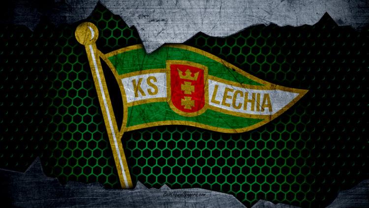 Ilustrasi logo Lechia Gdansk.